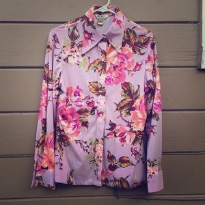 Vintage polyester blouse